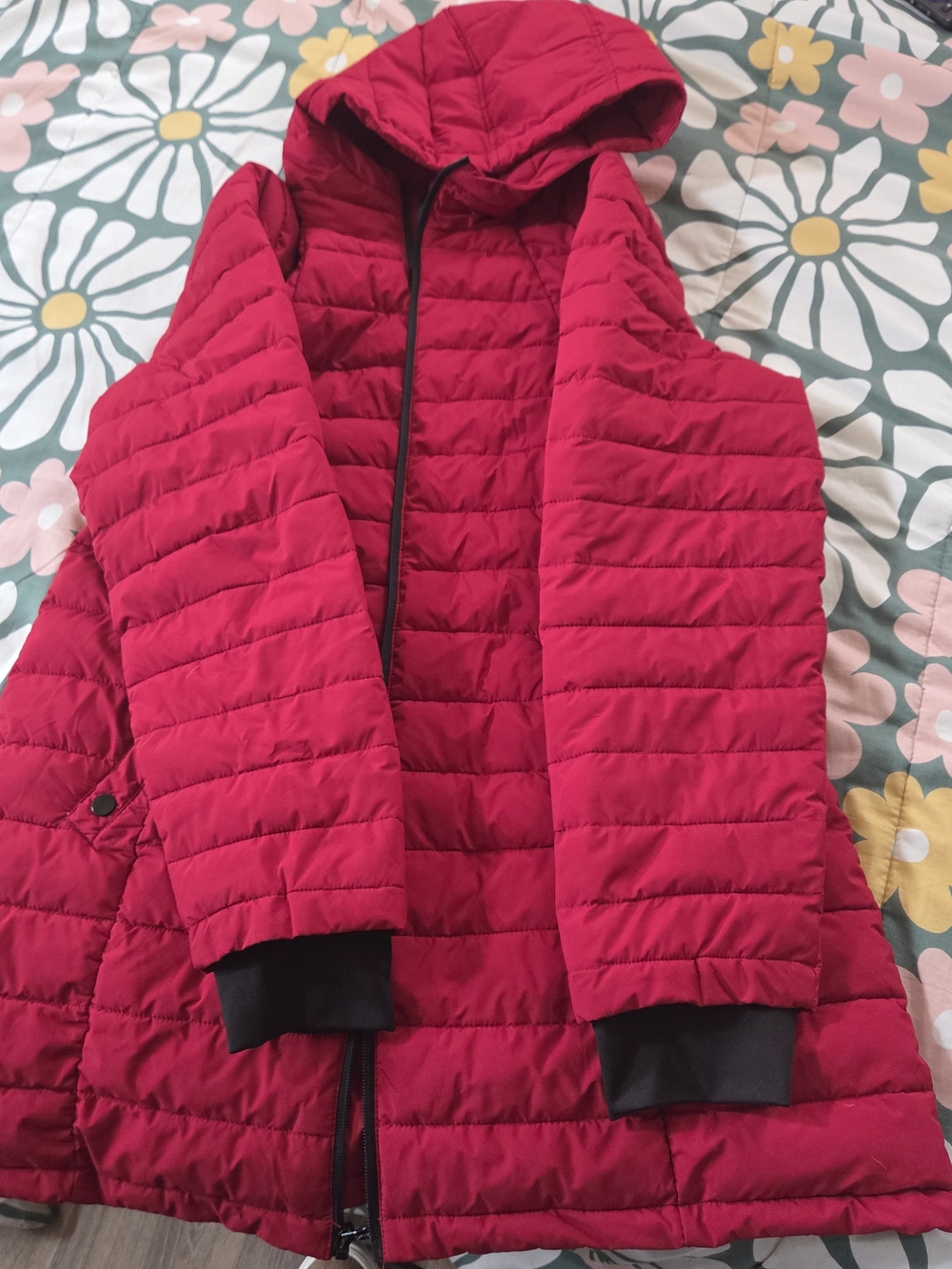 St. John's Bay Red Quilted Jacket